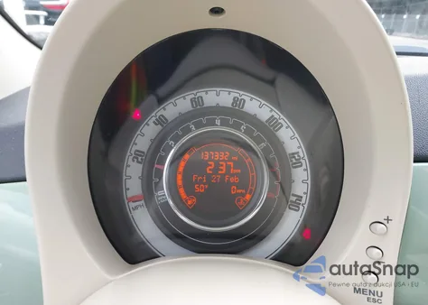 2012 Fiat 500C Pop z USA, uszkodzony, nr VIN 3C3CFFDR5CT351974